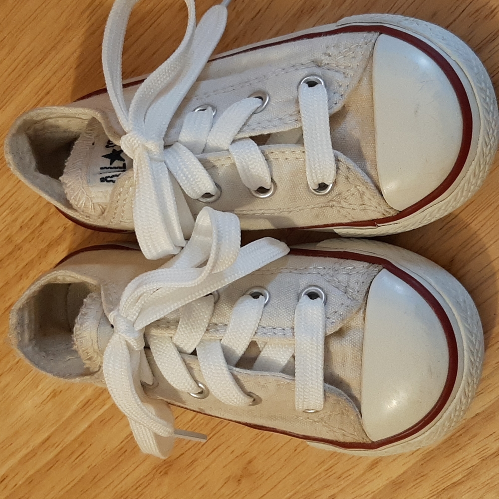 Converse All-Star white low top Size 7